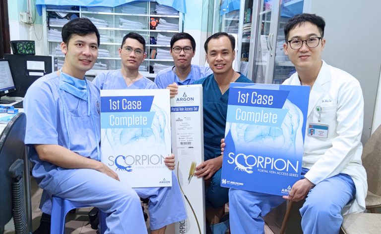 Read more about the article 1st Case in Vietnam – Scorpion® Portal Vein Access Series